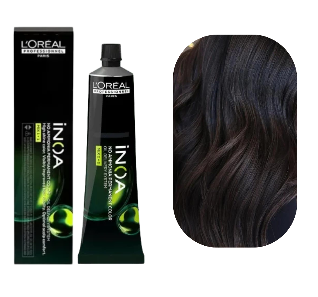 Loreal Inoa 3 Dark Brown Hair Color 60g