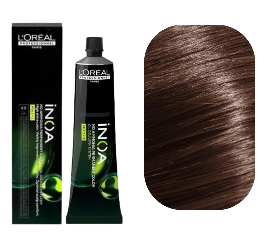 Loreal Inoa 6.0 Deep Cover Dark Blonde Hair Color 60g