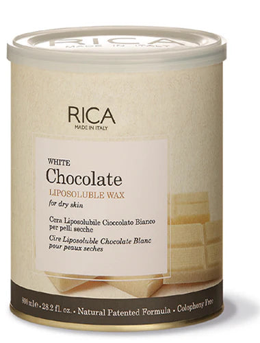 Rica White Chocolate Liposoluble Wax for Dry Skin - 800ml