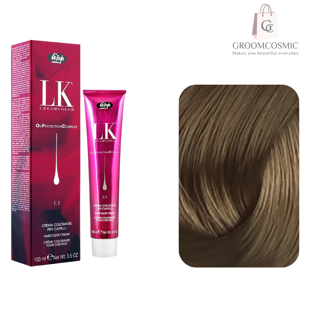 LK Lisap Milano Cream Color 7/0 Medium Blonde 100 Ml
