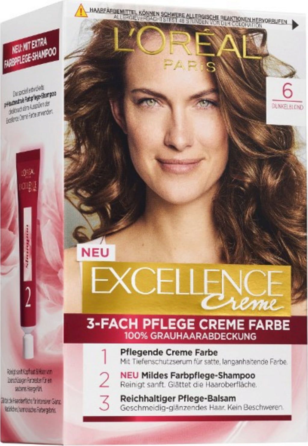 LOreal Excellence Permanent Hair Color 6 Dark Blonde
