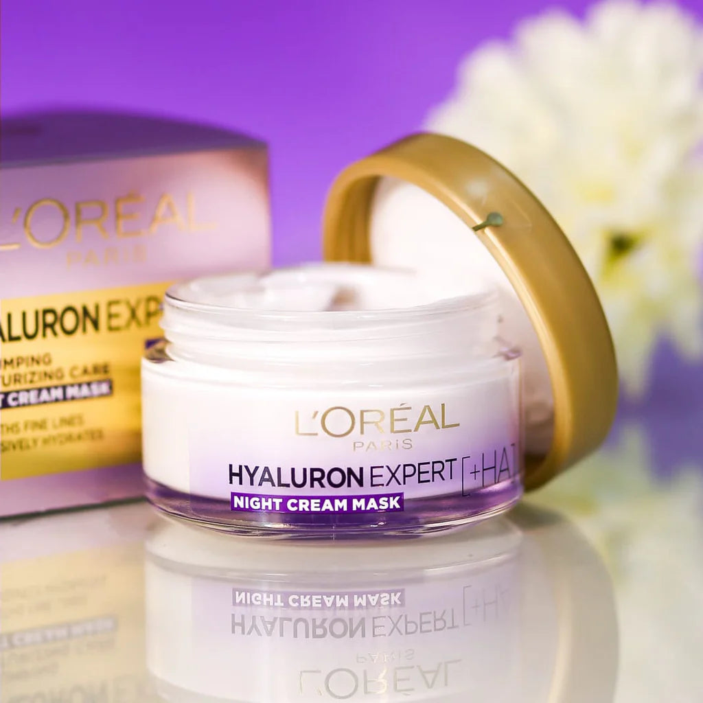 Loreal Paris Hyaluron Expert Replumping Night Cream Mask