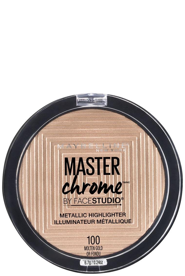 Maybelline Master Chrome 100 Molten Gold Highlighter Powder