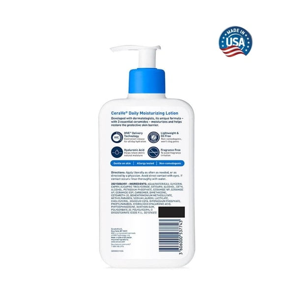 CeraVe Daily Moisturizing Lotion For Normal To Dry Skin 355 Ml