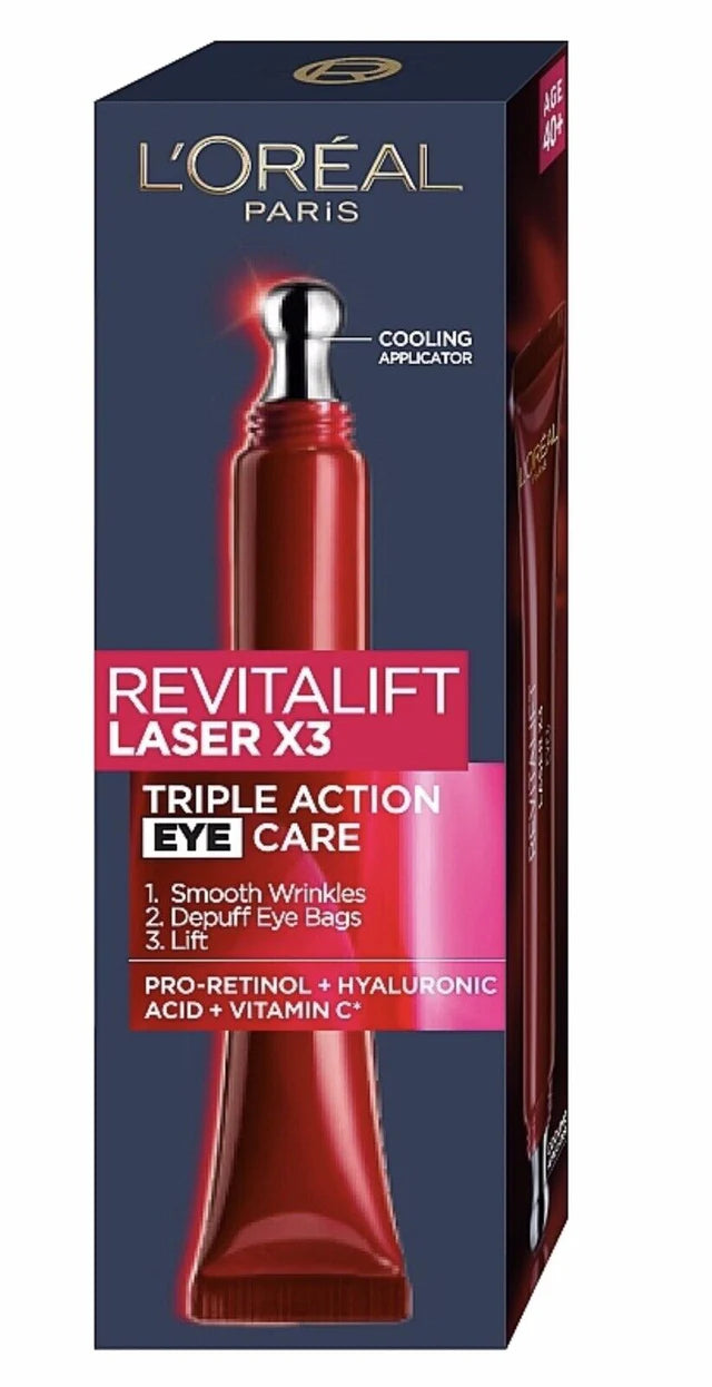 Loreal Revitalift Laser X3 Eye Cream Triple Action 15 Ml