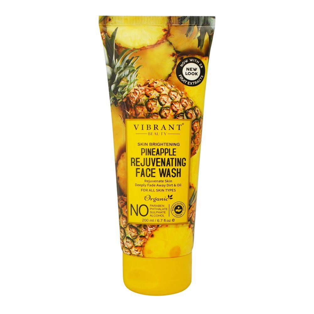 Vibrant Beauty Pineapple Rejuvenating Face Wash 200 Ml